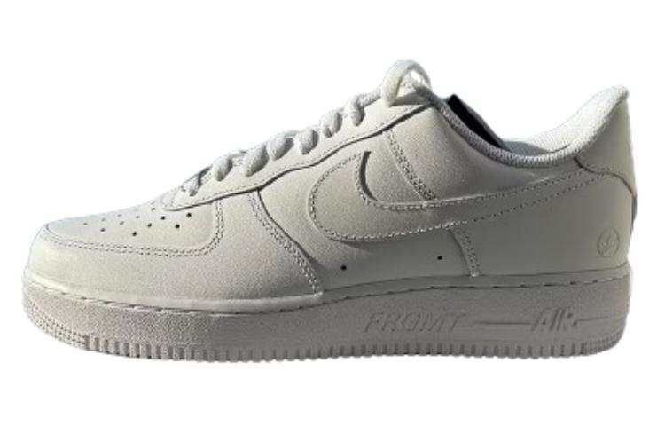 Nike Fragment Design x Nike Air Force 1 Slip Resistant Low top Skateboard Shoes Unisex White