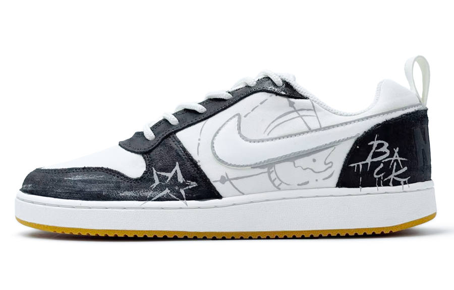 Nike Nike Court Borough SSS Manufacturing, Street Demon Abrasion Resistant Abrasion Resistant Low top Skateboard Shoes Men's