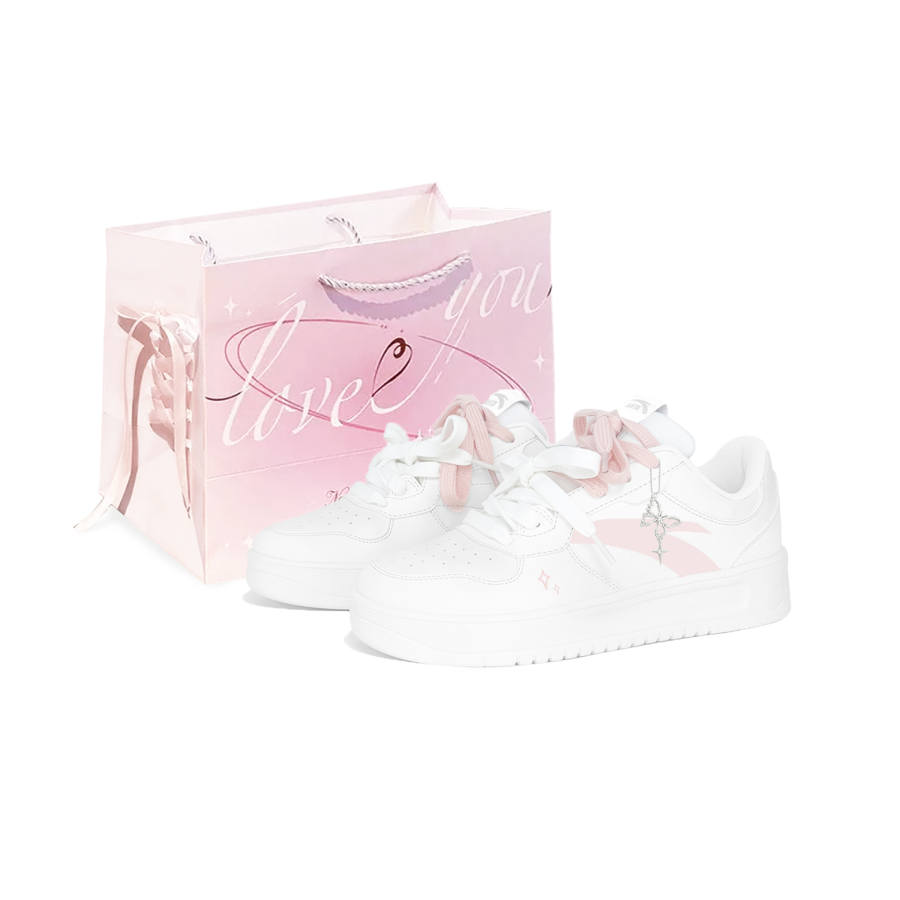 Anta Easy Shopping Bag, Butterfly Pink, First Culture Wear resistant And Lightweight Abrasion Resistant Lightweight