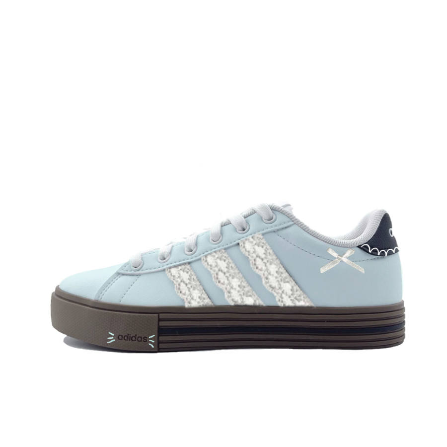Adidas Adidas Daily 4.0 Ballet Maiden Abrasion Resistant Low top Skateboard Shoes Unisex Blue