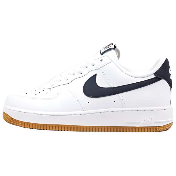 Nike Nike Air Force 1 Slip Resistant Abrasion Resistant Low top Skateboard Shoes Unisex White