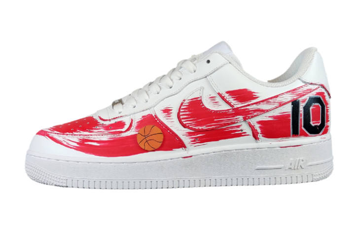 Nike Nike Air Force 1 Low Air Force 1 Low top Skateboard Shoes Men's White Red