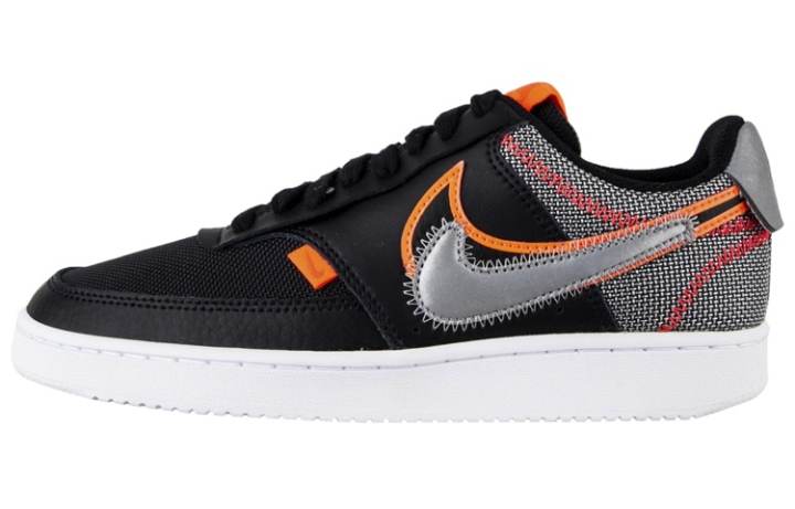 Nike Nike Court Vision Low Premium 'Black Silver' Women's