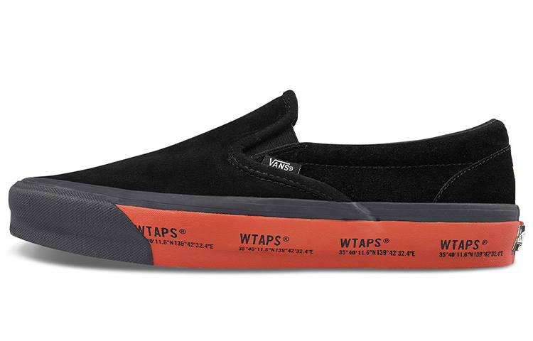 Vans Vans Wtaps X Og Classic Slip On Lx 'Black Red'