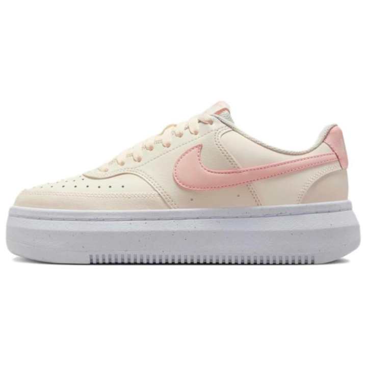 Nike Nike Court Vision Alta Abrasion Resistant Low top Skateboard Shoes Women's Ecru