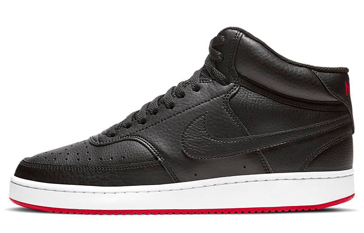 Nike Nike Court Vision Mid Synthetic Leather, Artificial Leather Slip Resistant, Abrasion Resistant, Lightweight