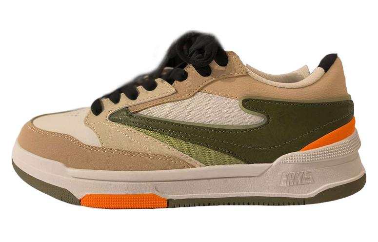 Erke No Double New Year Edition Thermal Slip Resistant Low top Skateboard Shoes Men's Green