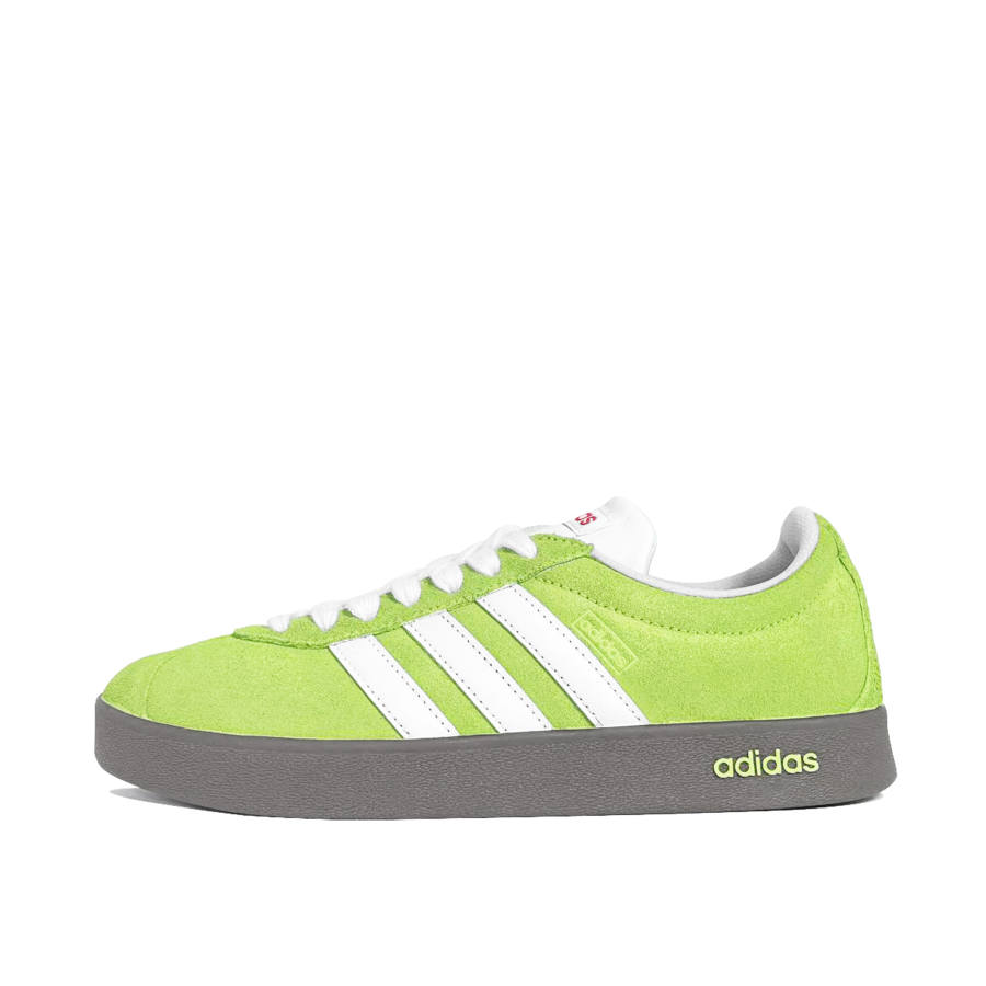 Adidas Adidas VL COURT 2.0 Green Rose Abrasion Resistant Abrasion Resistant Low top Skateboard Shoes Unisex Green White