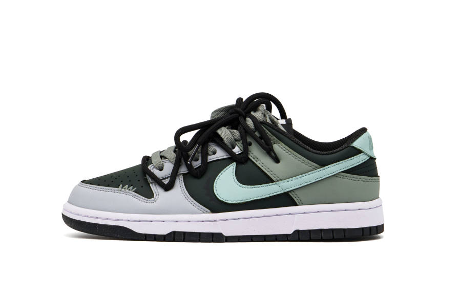 Nike Nike Dunk Abrasion Resistant Low top Skateboard Shoes Unisex Gray Ink
