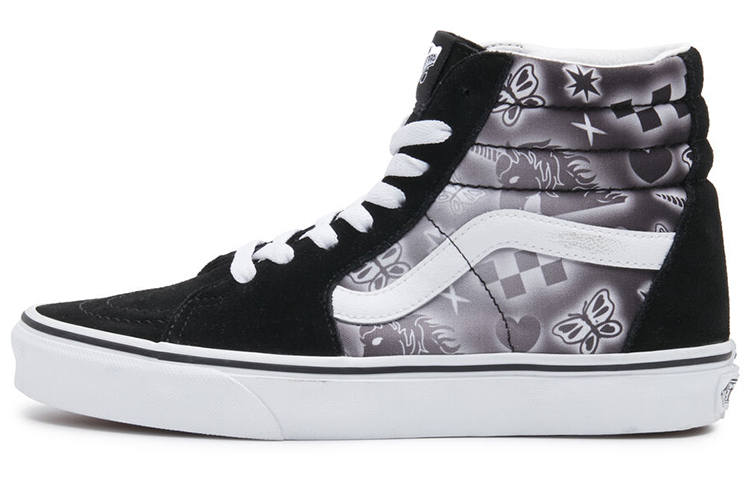 Vans Vans SK8 Hi Black White Print