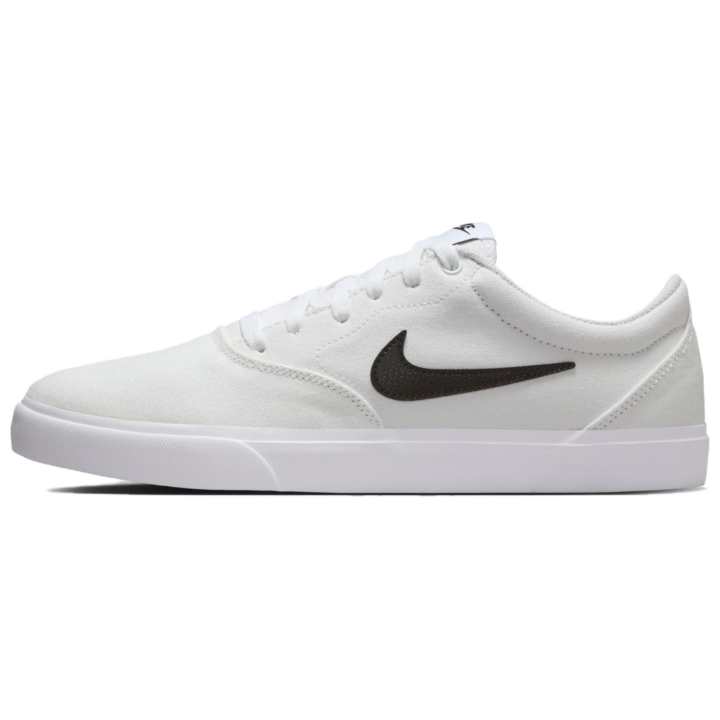 Nike Nike Charge Abrasion Resistant Abrasion Resistant Low top Skateboard Shoes Men's White