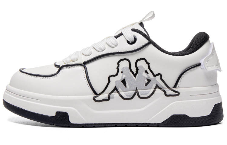 Kappa College Series Back to Back Low top Skateboard Shoes Women's Black White