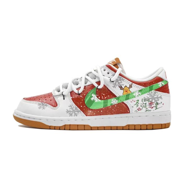 Nike Nike Dunk Thermal Low top Skateboard Shoes Men's Red