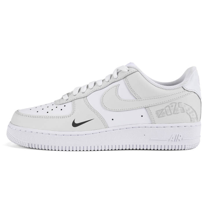 Nike Nike Air Force 1 Air Force 1 Low top Skateboard Shoes Men's Gray White