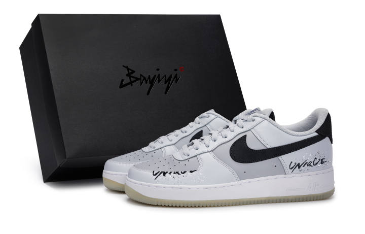 Nike Nike Air Force 1 811 Manufacturing, Gray Phantom Solo, Special Shoe Box Abrasion Resistant Low top Skateboard Shoes