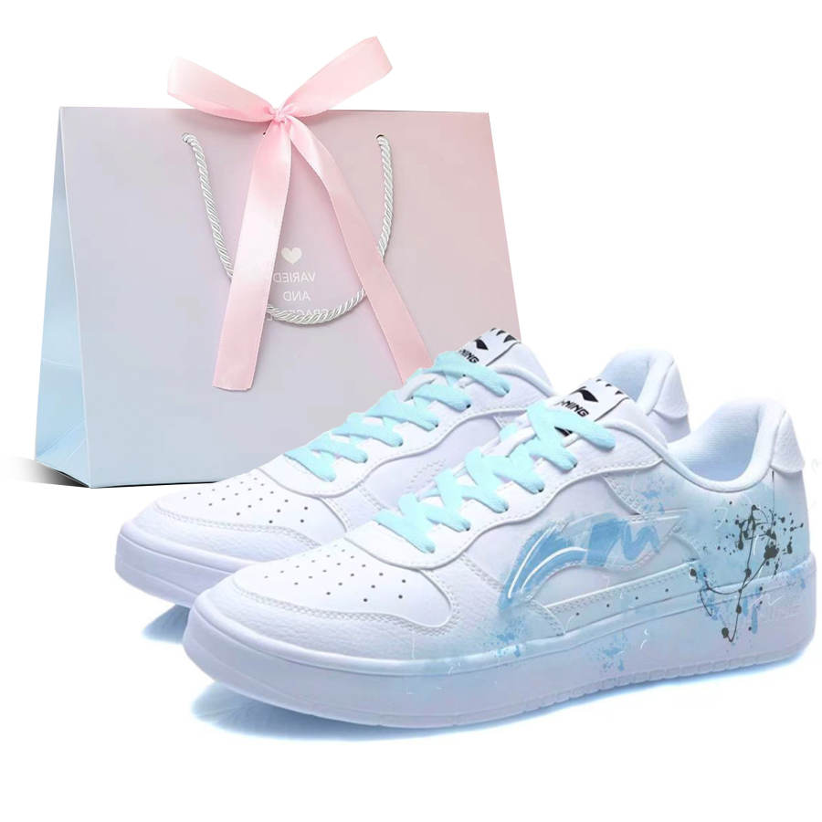 Li-Ning Li Ning Floating Boat Cushioning Abrasion Resistant Low top Skateboard Shoes Men's White