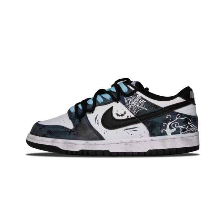 Nike Nike Dunk Phantom Web Night Painting Leather Abrasion Resistant Breathable Low top Skateboard Shoes Unisex