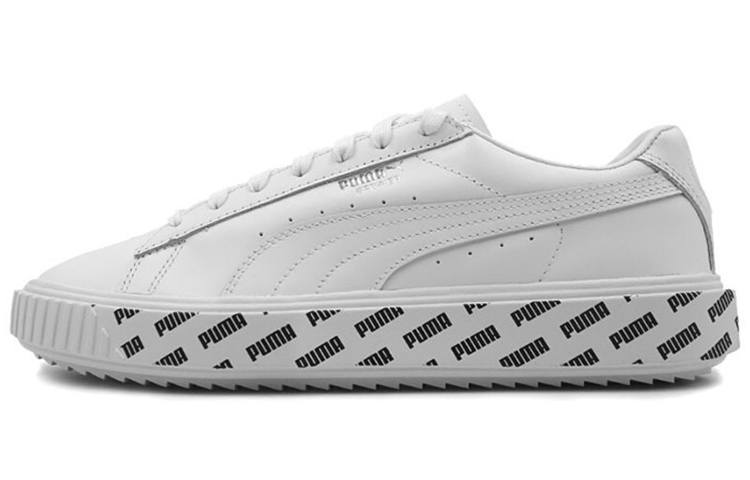 PUMA Breaker Low Tops Casual Skateboarding Shoes Unisex White