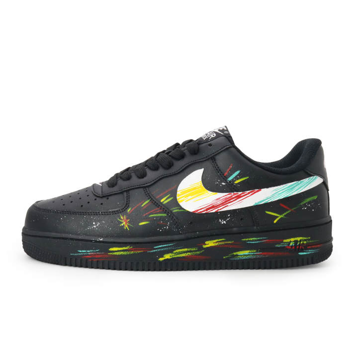Nike Nike Air Force 1 Starlight Abrasion Resistant Low top Skateboard Shoes Men's Dazzling Color