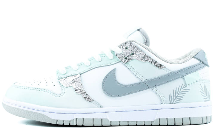 Nike Nike Dunk Wear resistant And Lightweight Low top Skateboard Shoes Unisex Gray Green