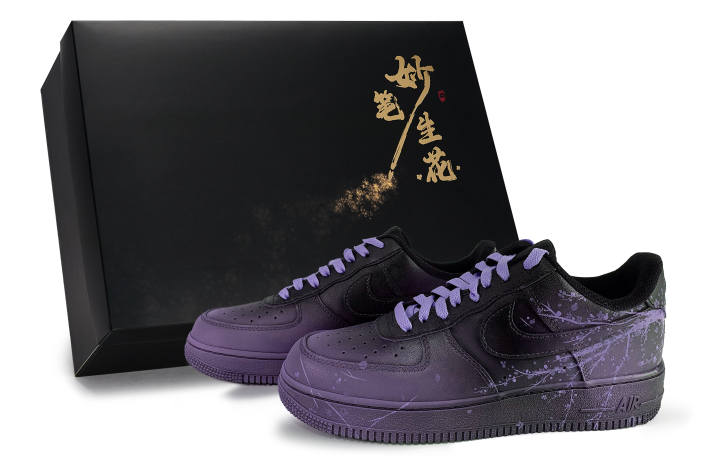 Nike Nike Air Force 1 Skateboard Shoes Unisex Low Top Purple