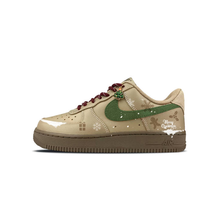Nike Nike Air Force 1 Lv8 Abrasion Resistant Abrasion Resistant Low top Skateboard Shoes Unisex Wheat