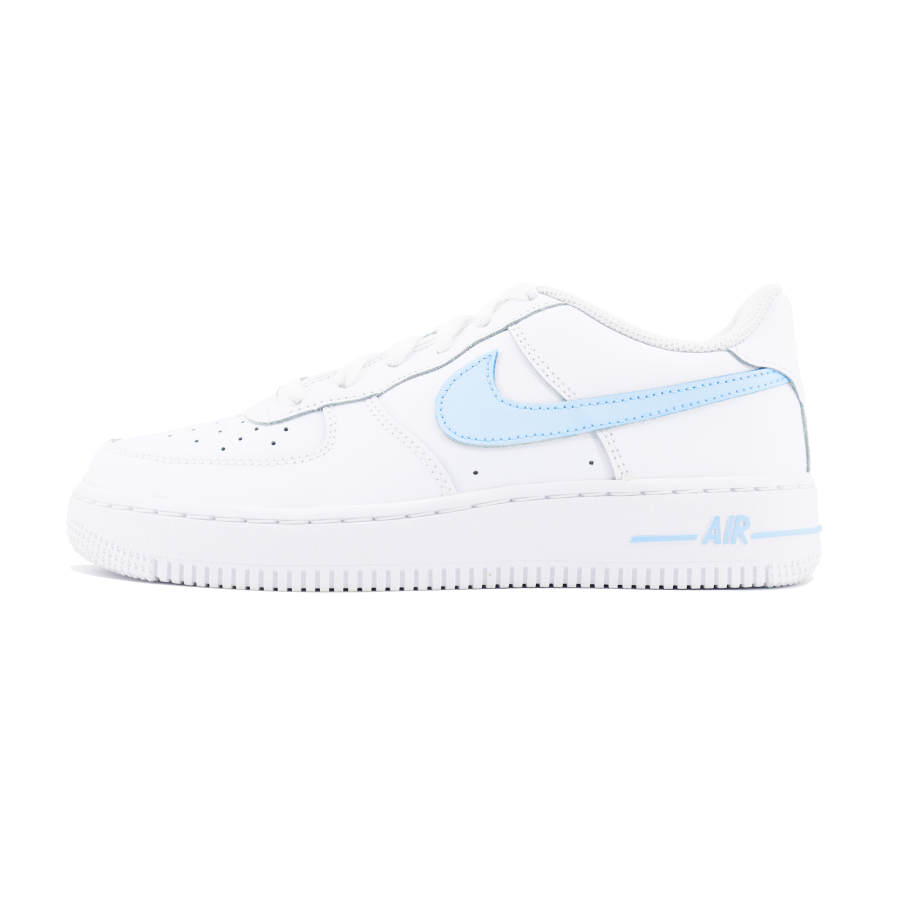 Nike Nike Air Force 1 Low top Skateboard Shoes Unisex White Blue