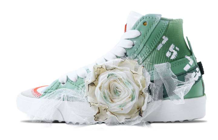 Nike Nike Blazer Slip Resistant Abrasion Resistant Mid top Skateboard Shoes Unisex Green