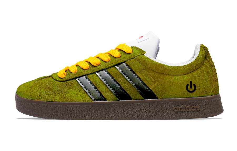 Adidas Adidas VL COURT 2.0 Lifestyle Green Energy Low top Skateboard Shoes Unisex Green