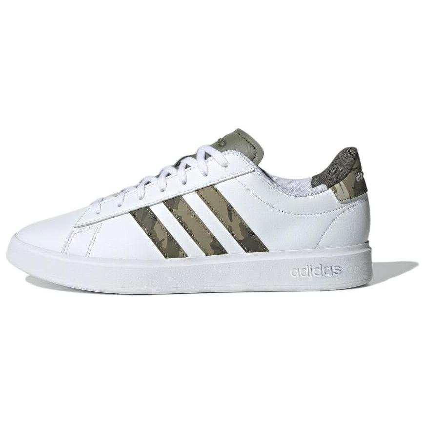 Adidas Adidas GRAND COURT 2.0 Slip Resistant Low top Skateboard Shoes Men's White Green