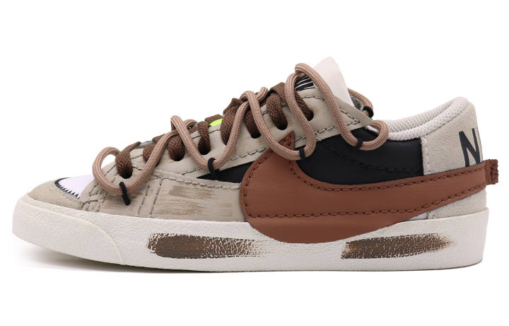Nike Nike Blazer Low top Skateboard Shoes Men's Dark Brown