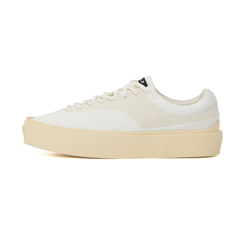 EQLZ EQUALIZER EQLZ EQUALIZER Fault 22 Low Canvas Low top Skateboard Shoes Unisex Heron White