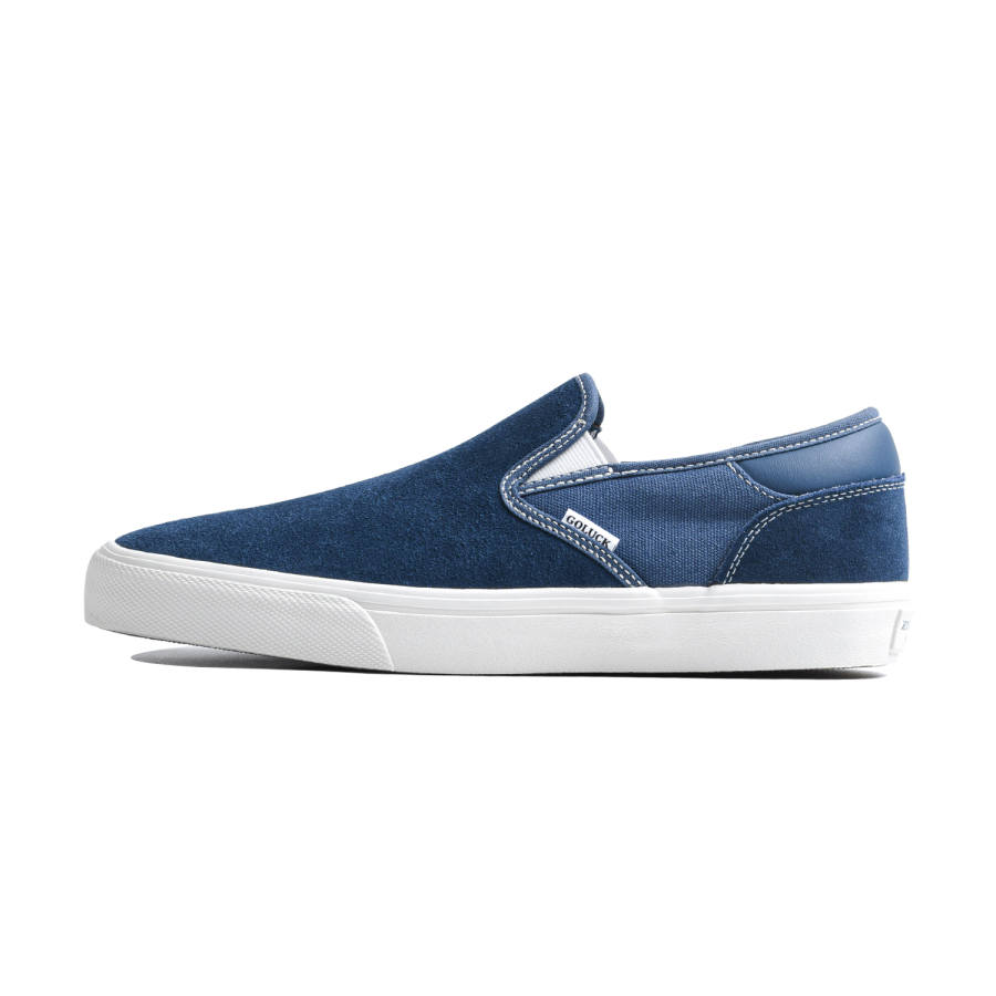 GOLUCK Cushioning Abrasion Resistant Slip Resistant Low top Skateboard Shoes Unisex Lake Light Blue