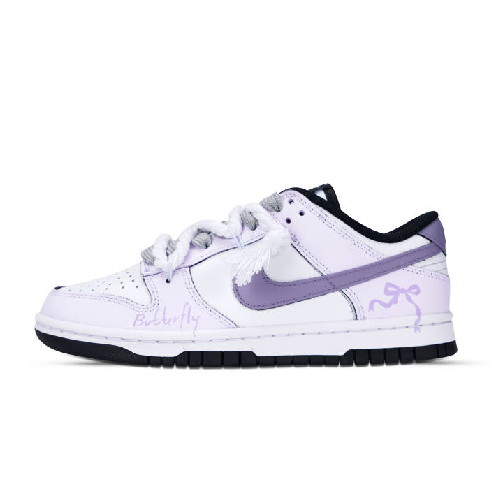 Nike Nike Dunk Low top Skateboard Shoes Unisex Light Purple