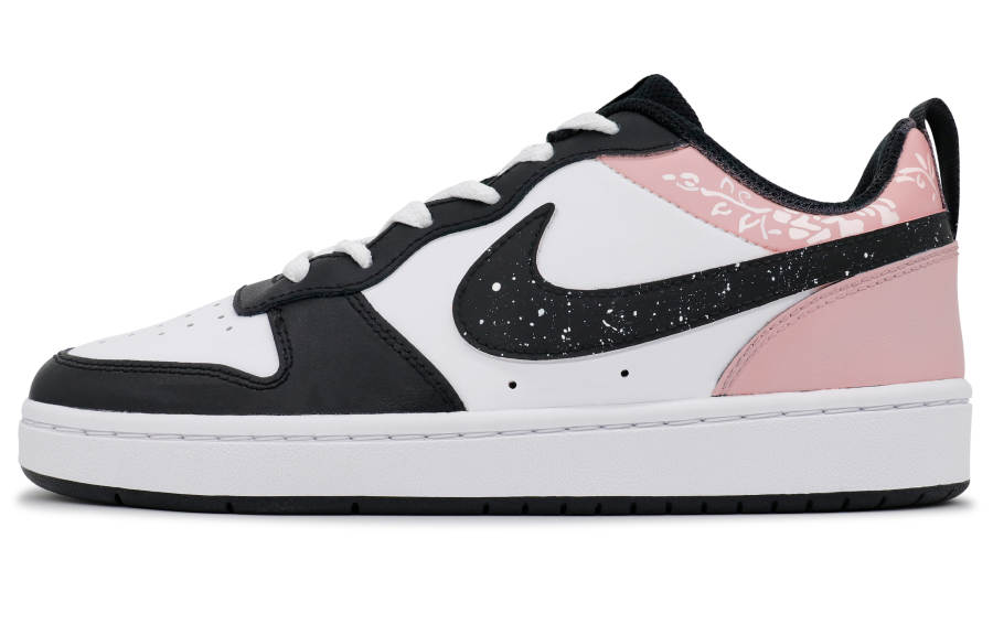 Nike Nike Court Borough Leather Slip Resistant Lightweight Non slip Lightweight Low top Skateboard Shoes Women's Pink