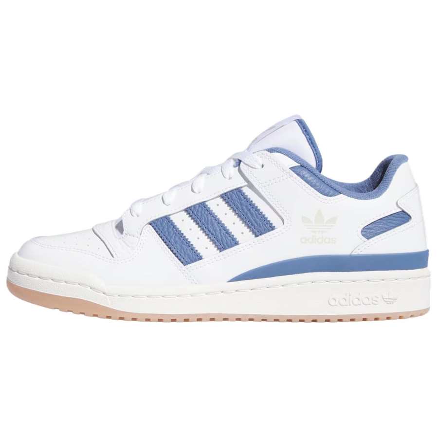 Adidas Originals FORUM Comfortable And Breathable Low top Skateboard Shoes Unisex White