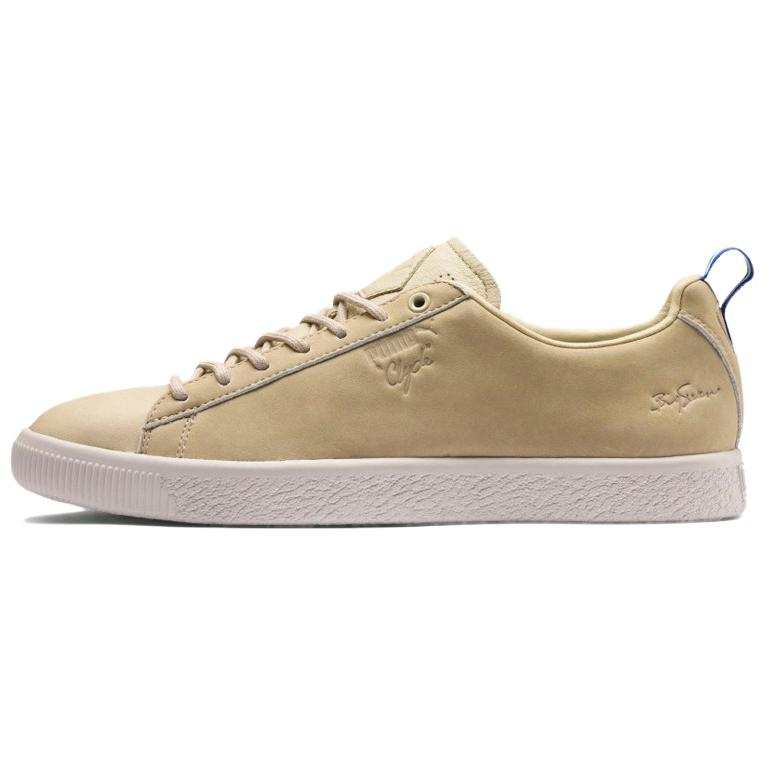 PUMA Big Sean Clyde x PUMA Clyde Abrasion Resistant Low top Skateboard Shoes Men's Khaki