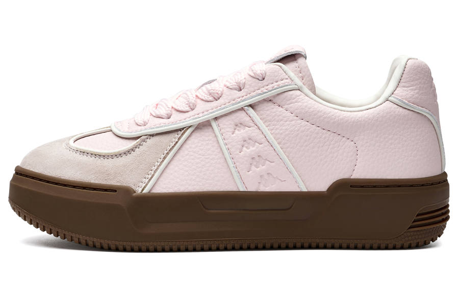 Kappa Corner Paris Back to Back Lightweight Low top Skateboard Shoes Women's Milk Tea Powders