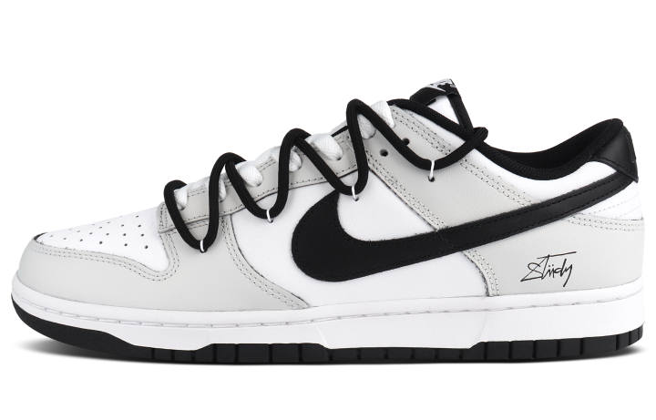 Nike Nike Dunk Abrasion Resistant Low top Skateboard Shoes Unisex White