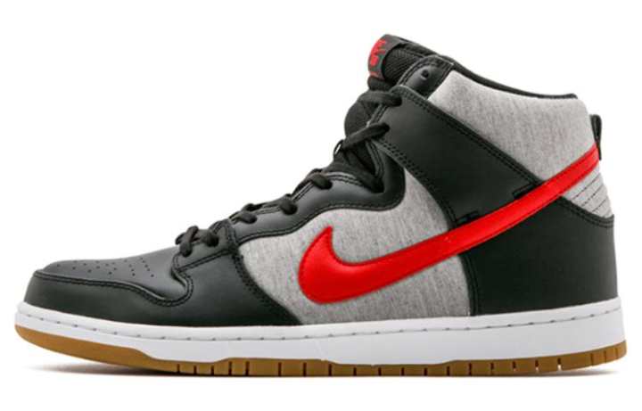 Nike Nike Sb Dunk High University Red Medium Grey