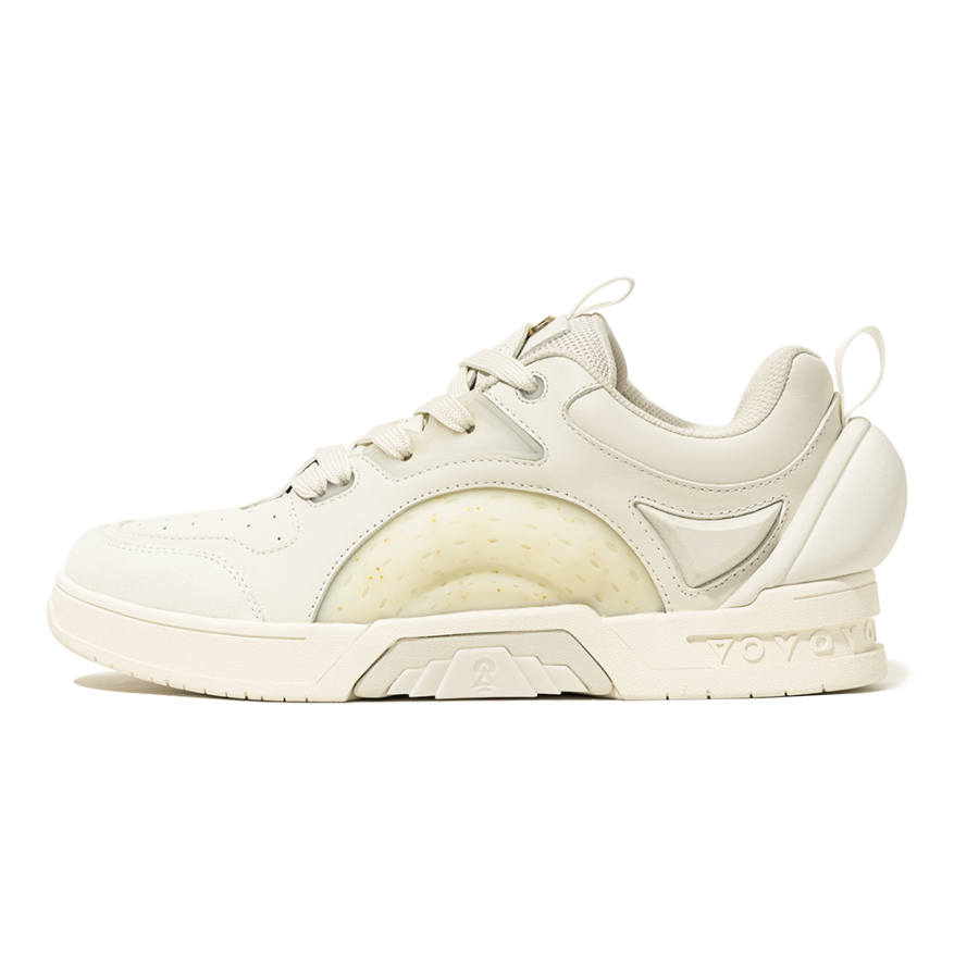 TheOriginAttribute TheOriginAttribute TOA Low top Skateboard Shoes Unisex Qimei White