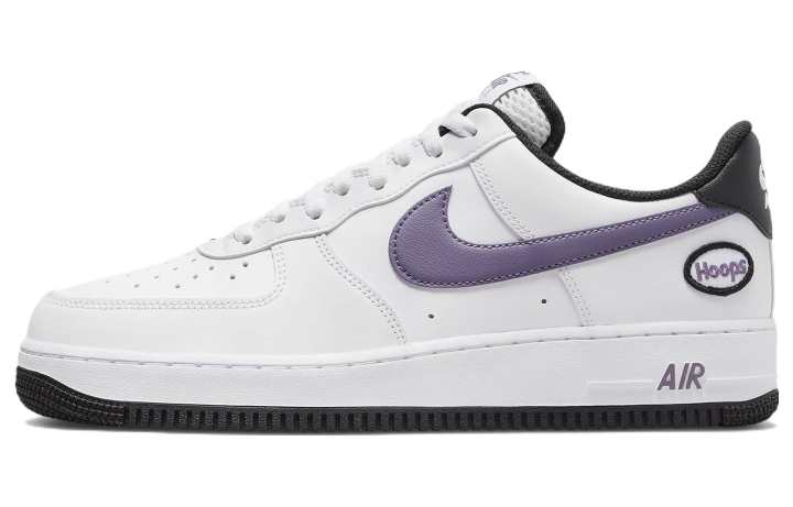 Nike Nike Air Force 1 Low top Skateboard Shoes Men's White Purple