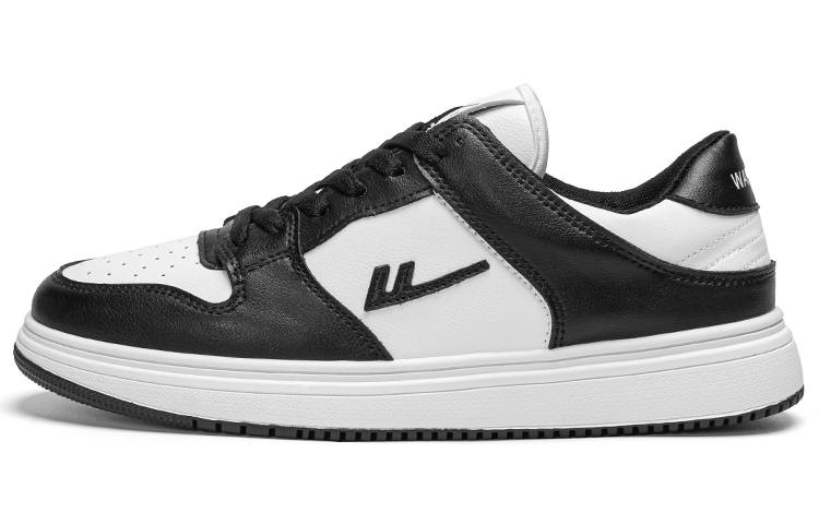 WARRIOR Warrior Low top Skateboard Shoes Unisex Black White