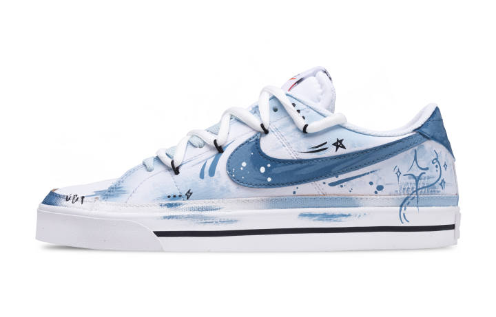 Nike Nike Court Legacy Low top Skateboard Shoes Unisex Cerulean