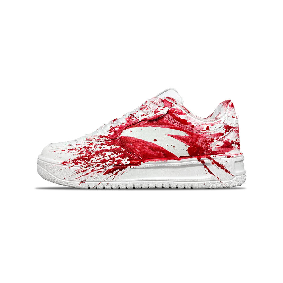 Anta Tower Rabbit Coexistence Synthetic Leather Slip Resistant Cushioning Abrasion Resistant Low top Skateboard Shoes