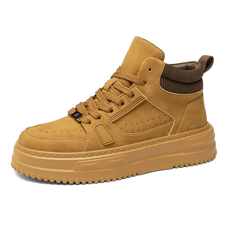 TONYBEAR Versatile Slip Resistant Cushioning Slip Resistant Cushioning Mid top Skateboard Shoes Men's