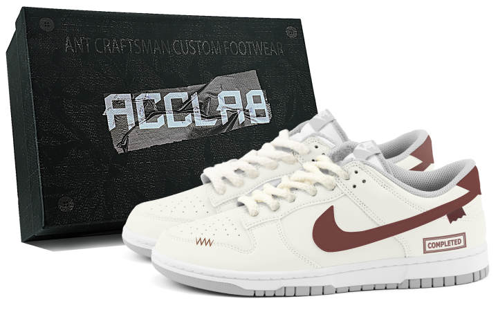 Nike Nike Dunk Breathable Height Increasing Low top Skateboard Shoes Men's Ecru