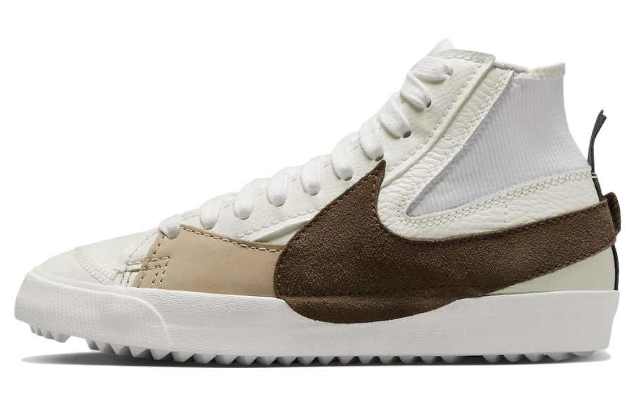 Nike Nike Blazer Slip Resistant Cushioning Abrasion Resistant Mid top Skateboard Shoes White