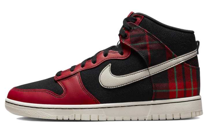 Nike Nike Dunk High 'Plaid' Textile, Leather Slip Resistant Abrasion Resistant Slip Resistant Abrasion Resistant High top