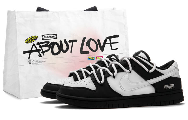 Nike Nike Dunk Low top Skateboard Shoes Unisex Black White